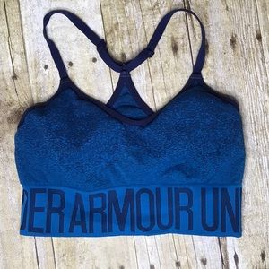 Under armor sports bra | medium | blue